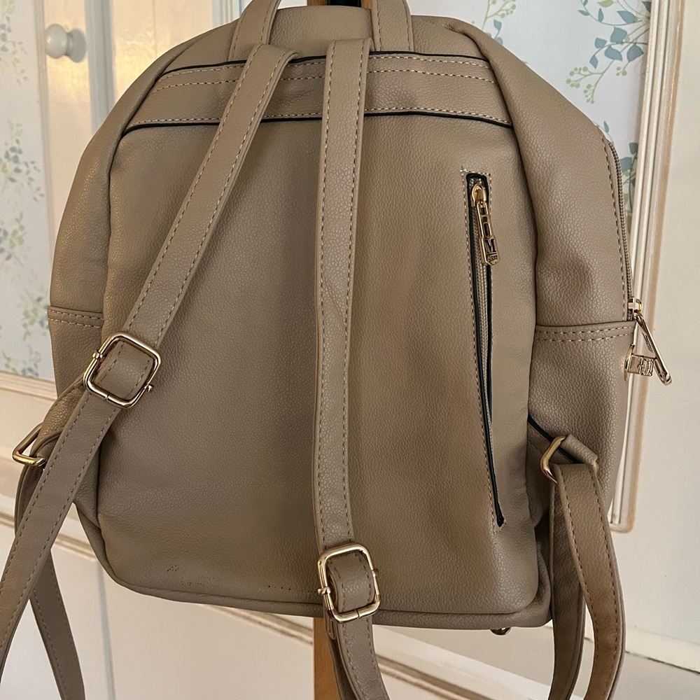 Montana West Faux Leather Backpack with Tassel Pocket - Picture 2 of 14